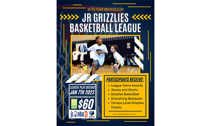 2022-2023 Jr. Grizzlies Youth Basketball 