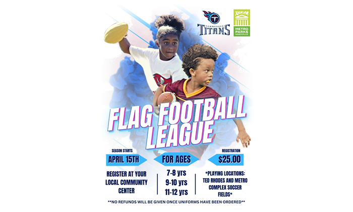 Flag Football Registration Now Open
